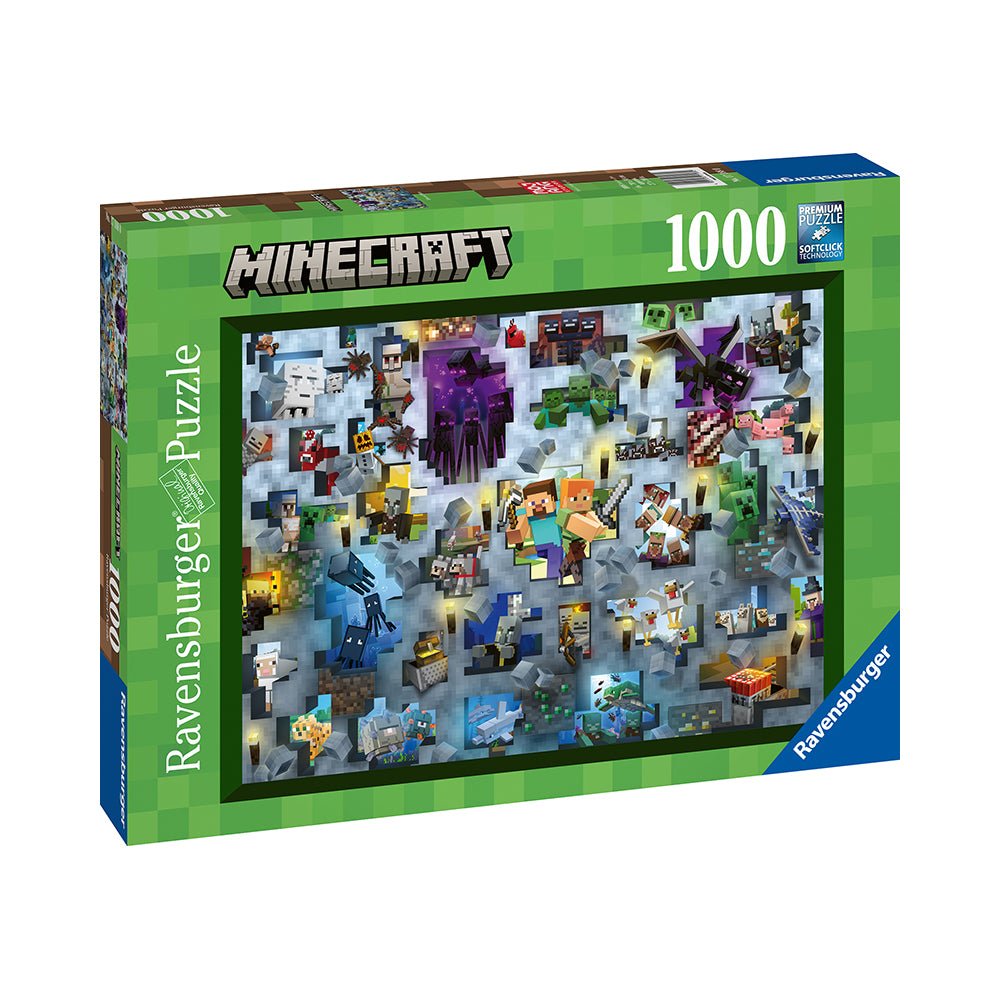 Ravensburger Minecraft Mobs 1000pc Puzzle - Mastermind Toys___226994