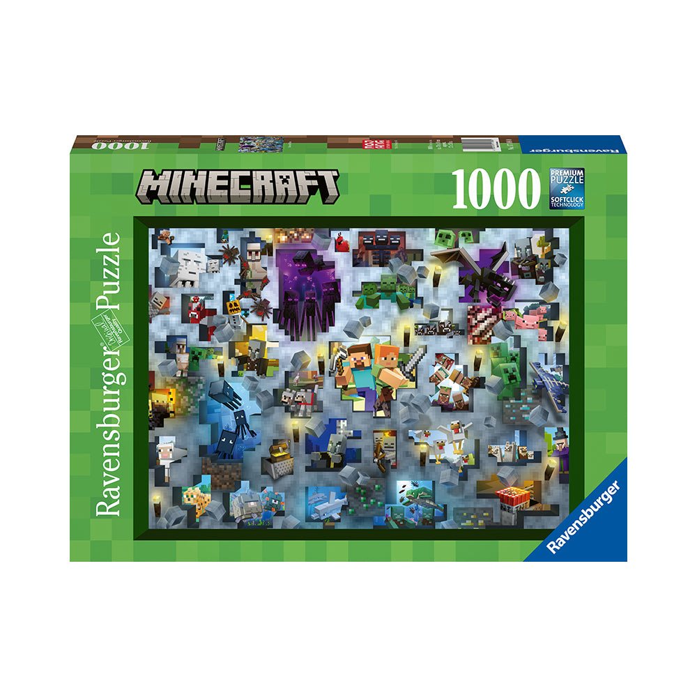 Ravensburger Minecraft Mobs 1000pc Puzzle - Mastermind Toys___226994