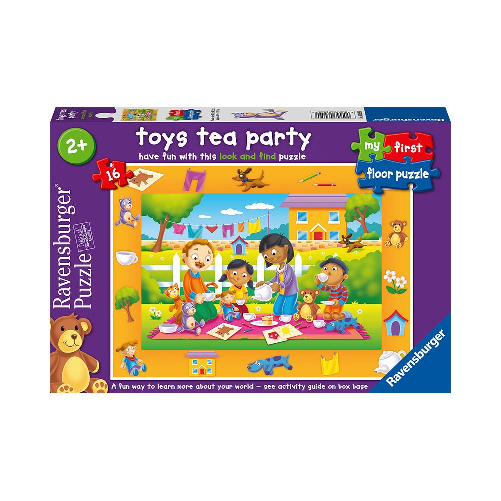 Ravensburger My First Floor Puzzle Toys Tea Party 16pc Puzzle - Mastermind Toys___223341