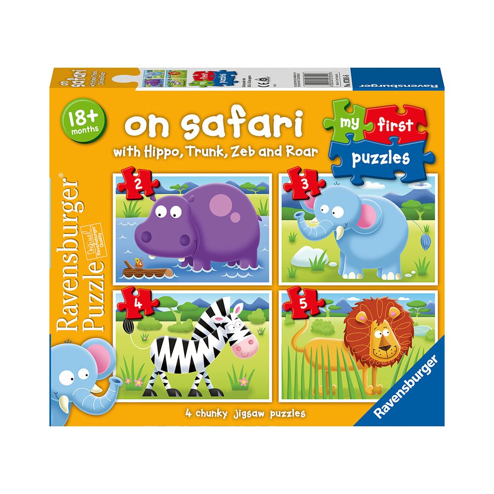 Ravensburger My First Puzzles On Safari 2 - 5pc Puzzles - Mastermind Toys___223337