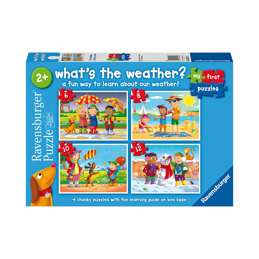 Ravensburger My First Puzzles What's the Weather 6 - 12pc Puzzles - Mastermind Toys___223339