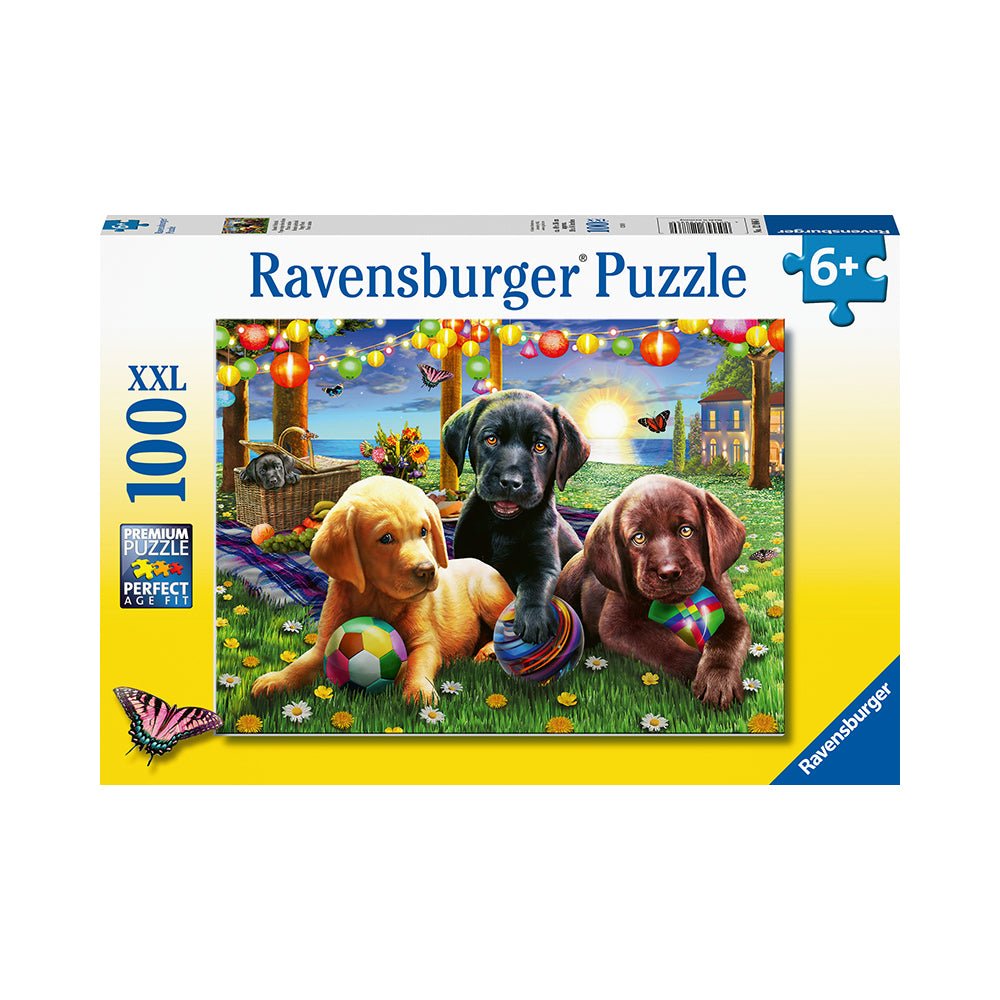 Ravensburger Puppy Picnic 100pc Puzzle - Mastermind Toys___217740