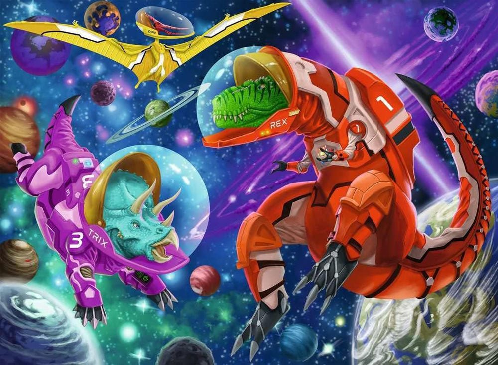 Ravensburger Space Dinosaurs 200pc Puzzle - Mastermind Toys___223258