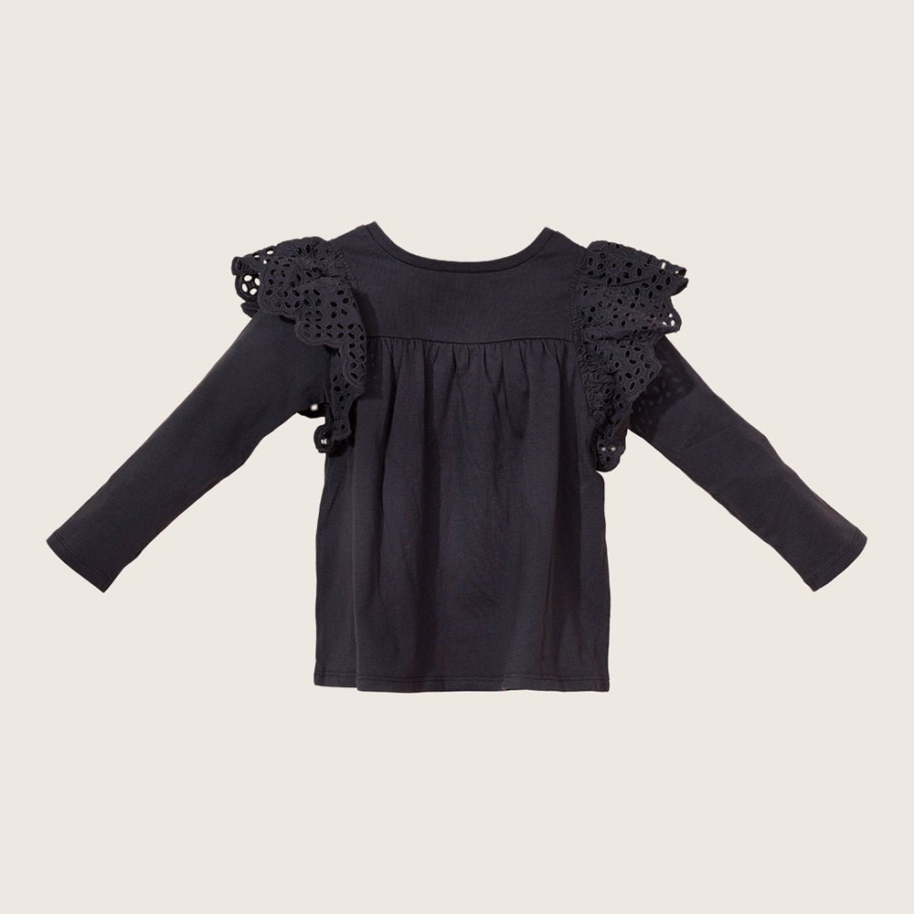 Rise Little Earthling Ruffle Shoulder Tee - Mastermind Toys___239985