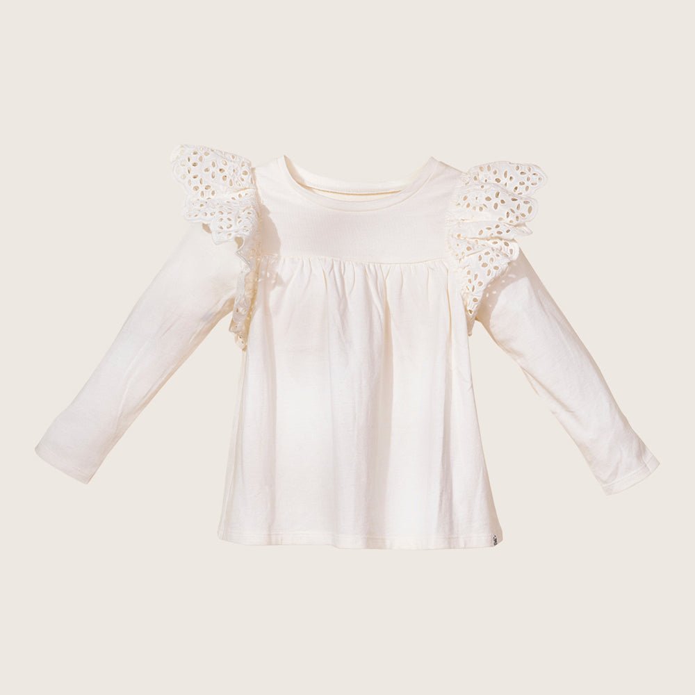 Rise Little Earthling Ruffle Shoulder Tee - Mastermind Toys___239985