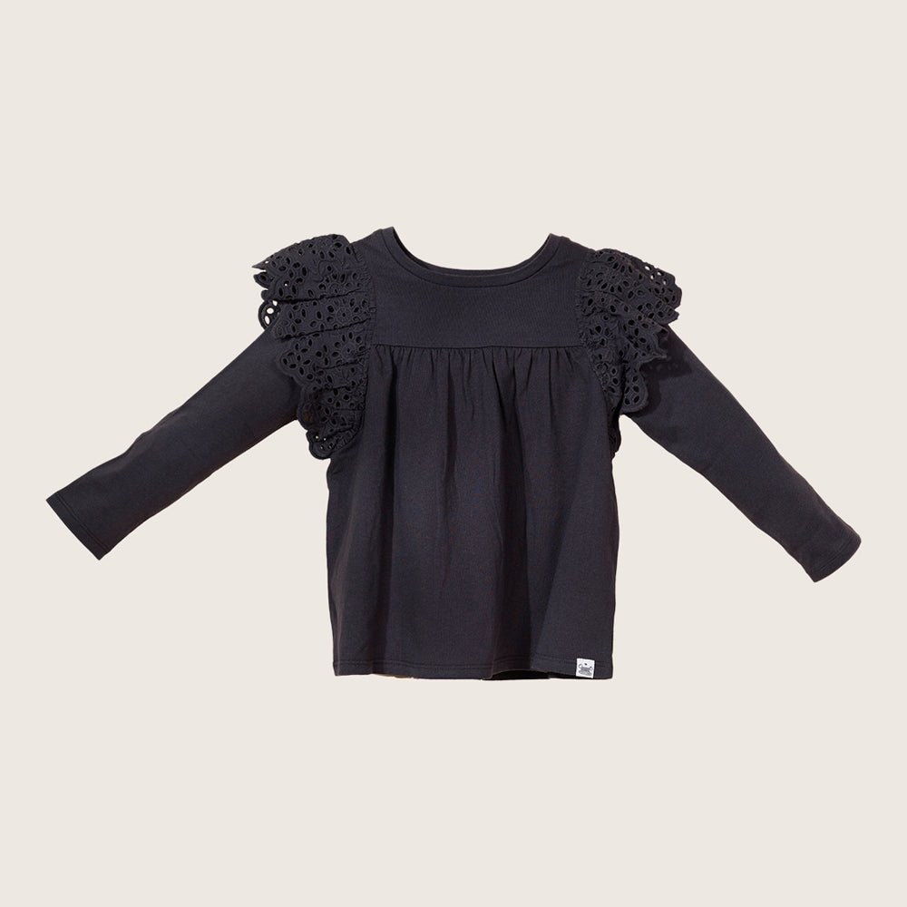 Rise Little Earthling Ruffle Shoulder Tee - Mastermind Toys___239985