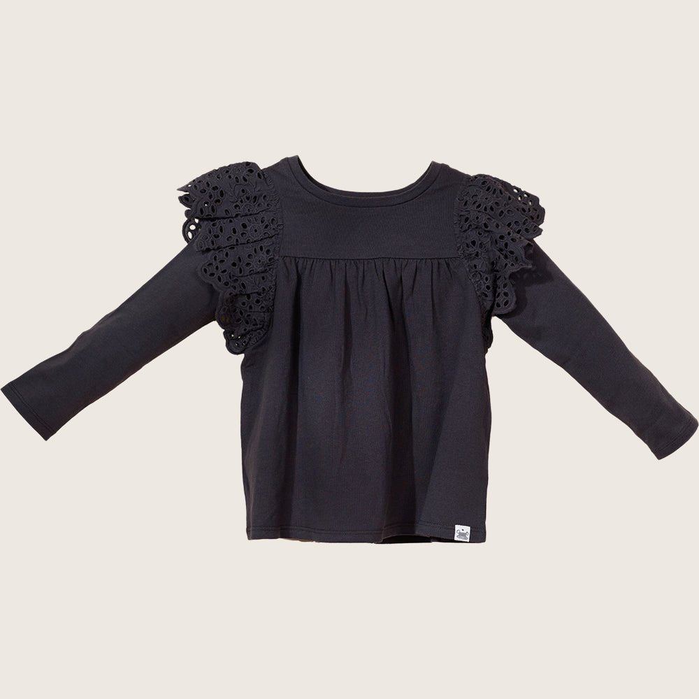 Rise Little Earthling Ruffle Shoulder Tee - Mastermind Toys___239992