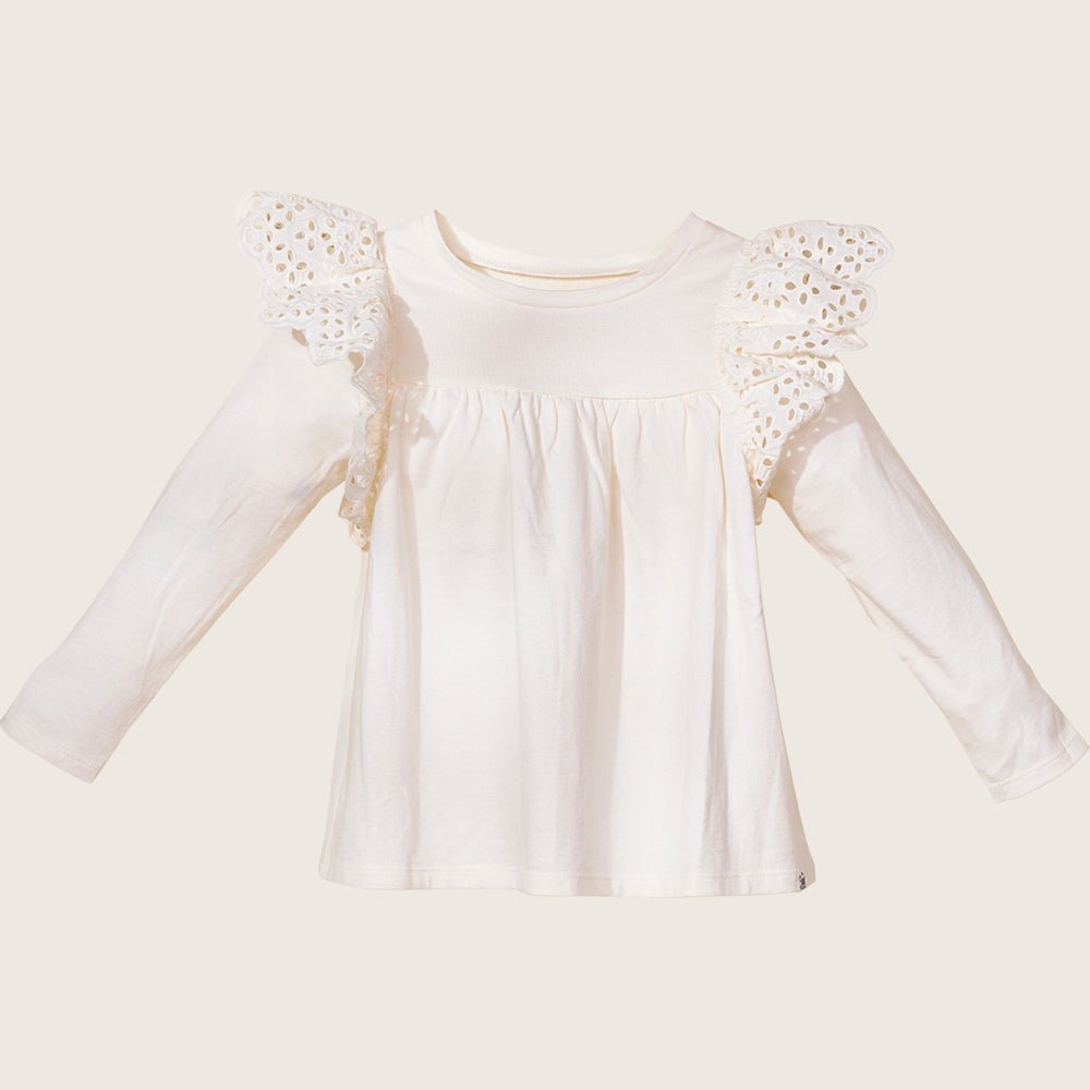 Rise Little Earthling Ruffle Shoulder Tee - Mastermind Toys___239992