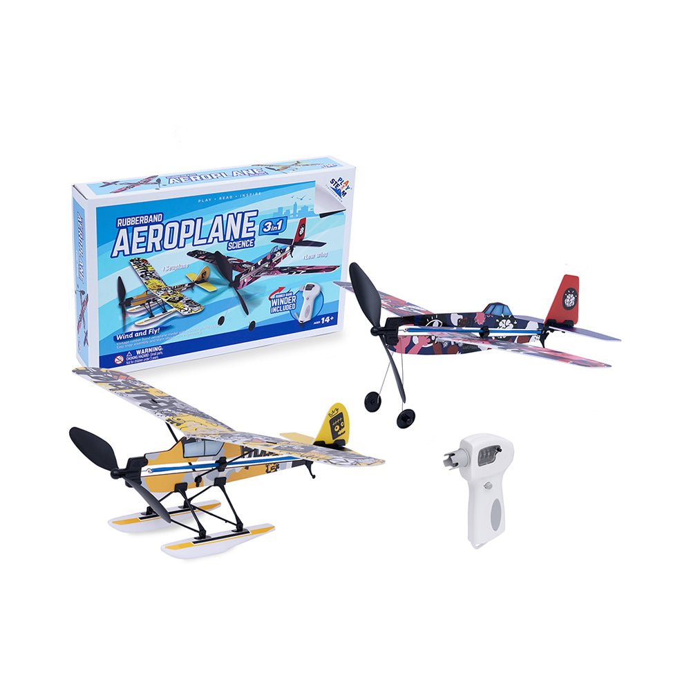 Rubber Band Airplane Science - 3 in 1 - Mastermind Toys___230323