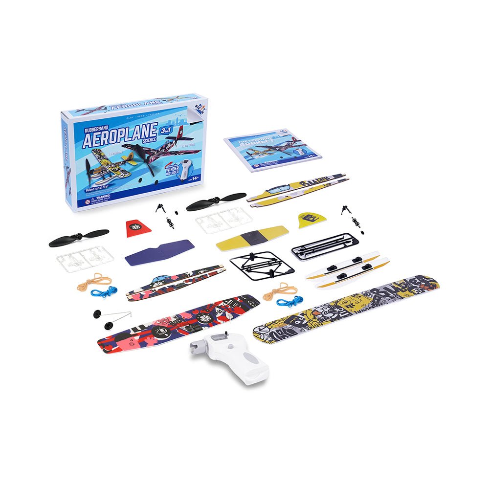 Rubber Band Airplane Science - 3 in 1 - Mastermind Toys___230323