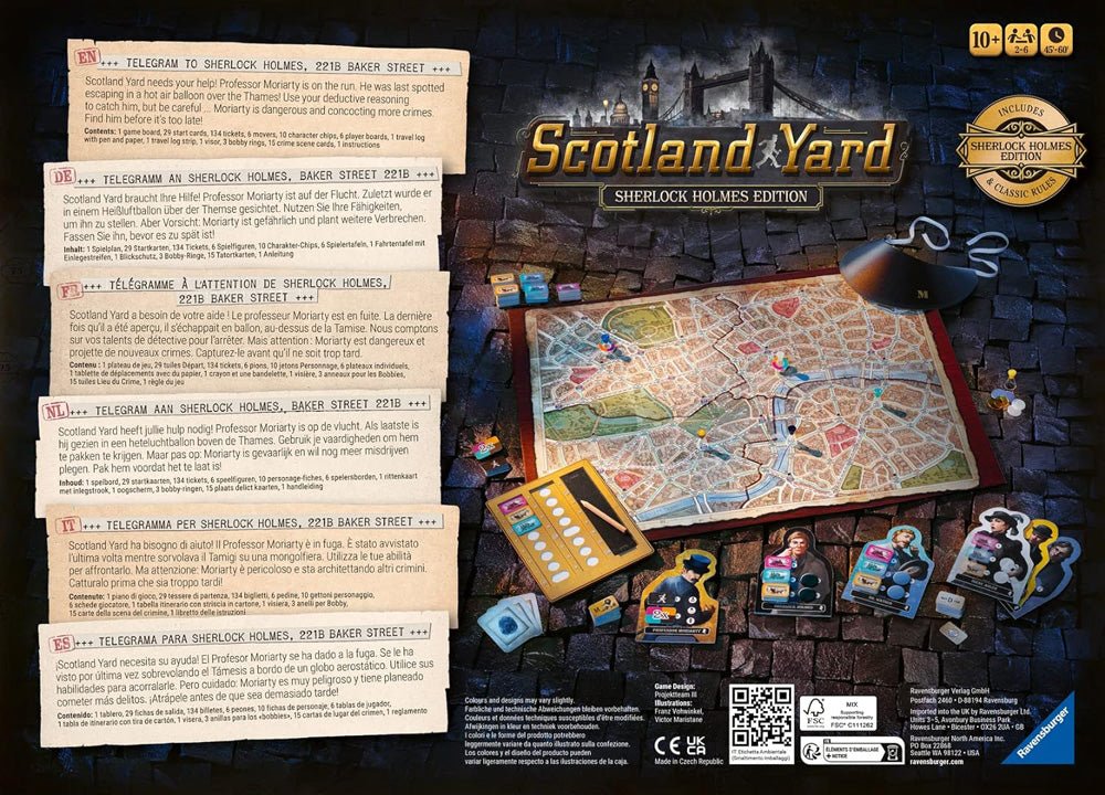 Scotland Yard: Sherlock Holmes Edition - Mastermind Toys___233215