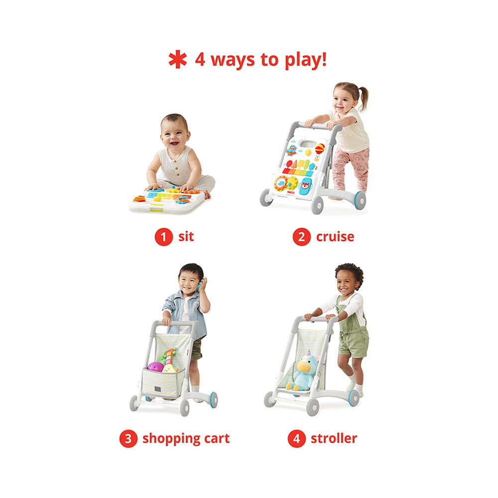 Skip Hop Explore & More Grow Along 4 - in - 1 Activity Walker - Mastermind Toys___224137