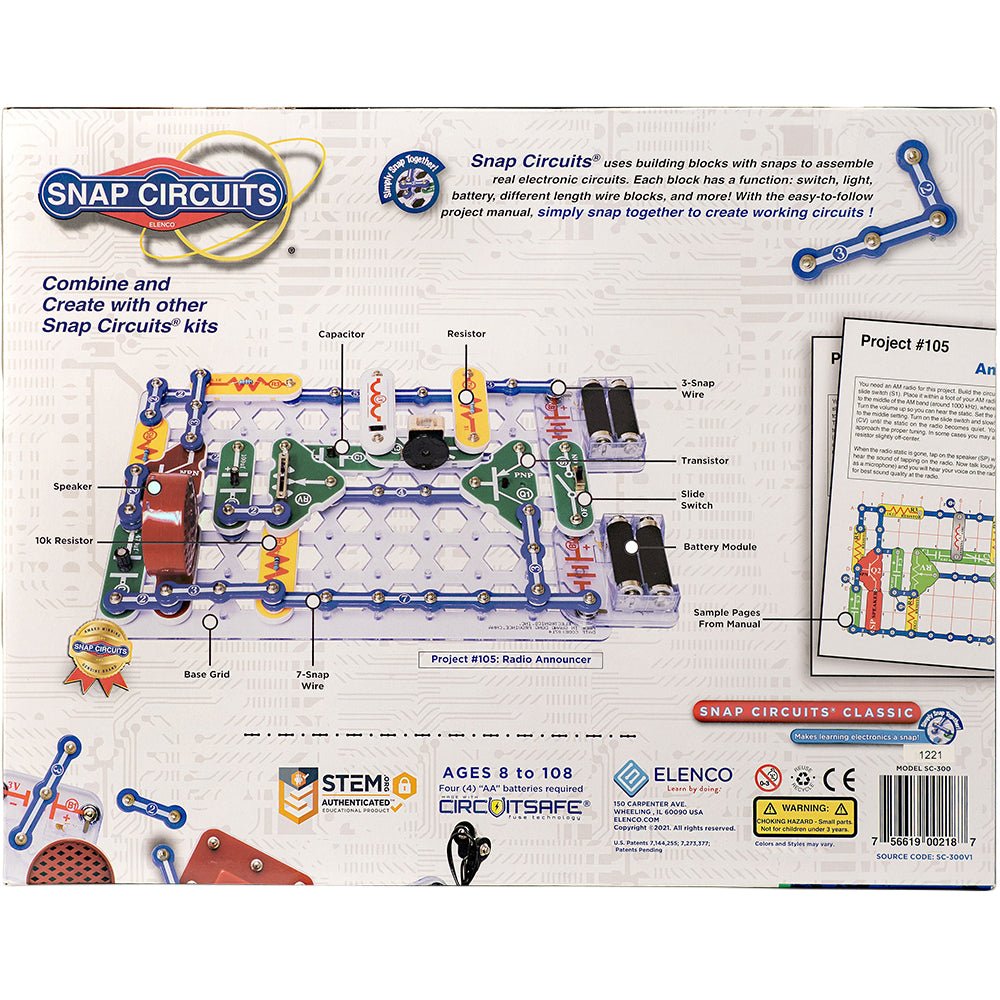 Snap Circuits 300 Kit - Mastermind Toys___58469