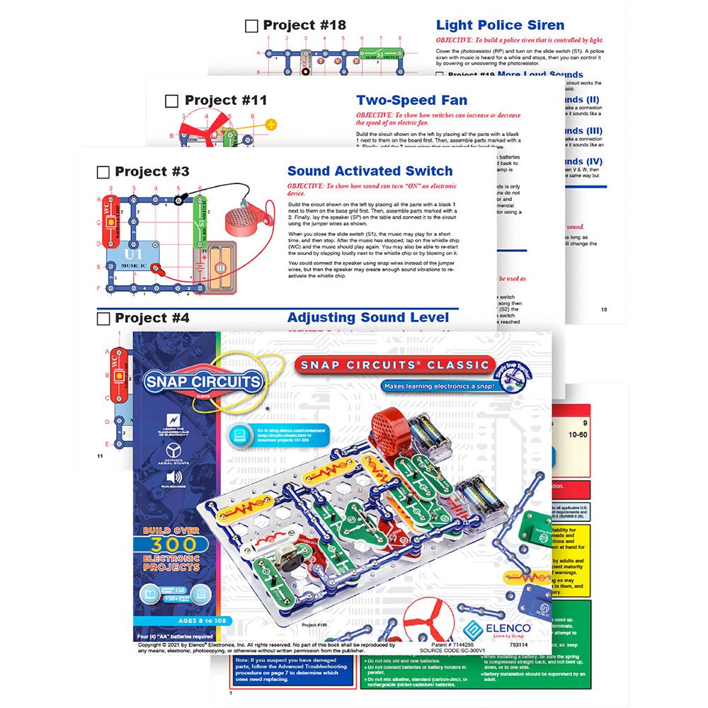 Snap Circuits 300 Kit - Mastermind Toys___58469