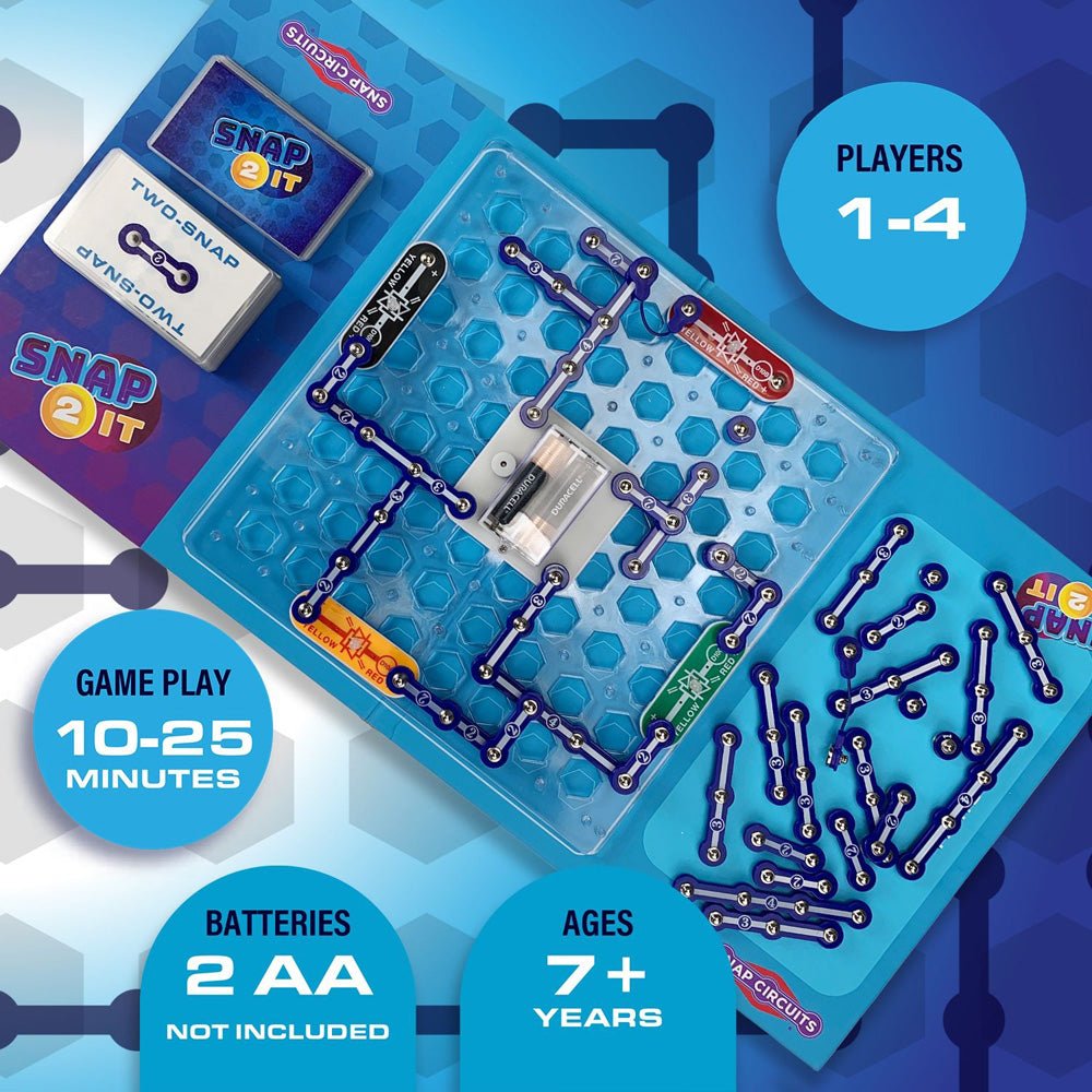 Snap Circuits® Snap - 2 - It Board Game - Mastermind Toys___233395