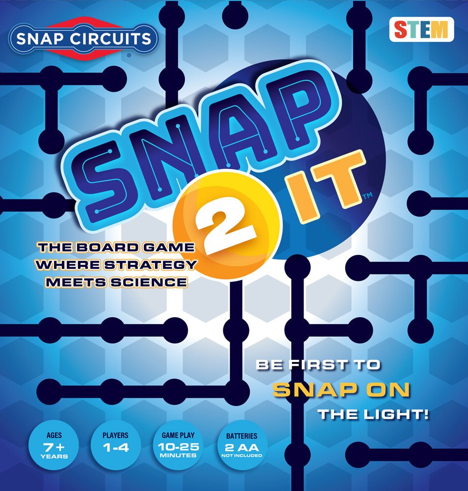 Snap Circuits® Snap - 2 - It Board Game - Mastermind Toys___233395