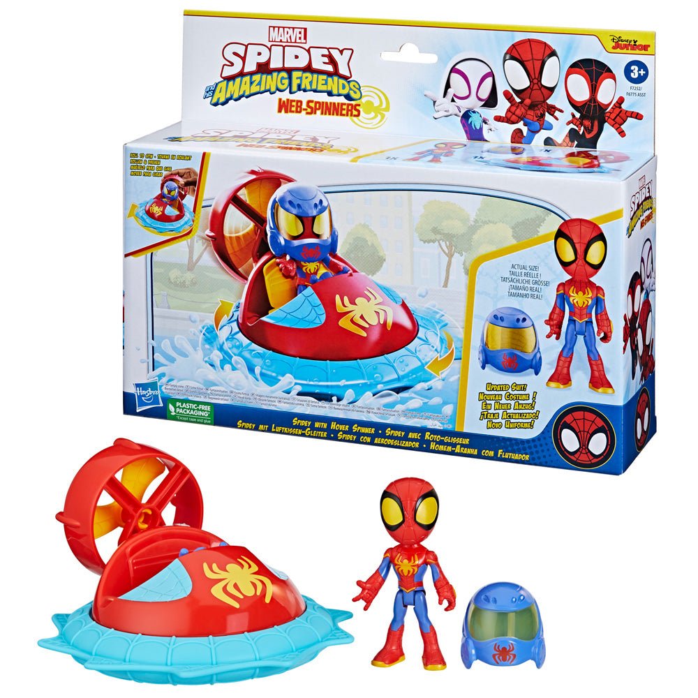 Spidey & Friends Web - Spinners with Hover Spinner - Mastermind Toys___233936