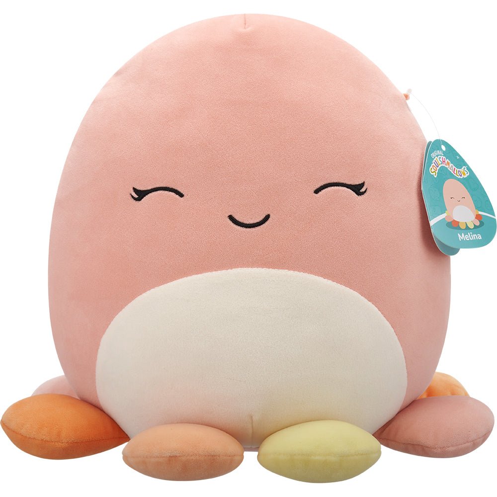 Squishmallows 12" Plush - Melina - Peach Octopus - Mastermind Toys___241220