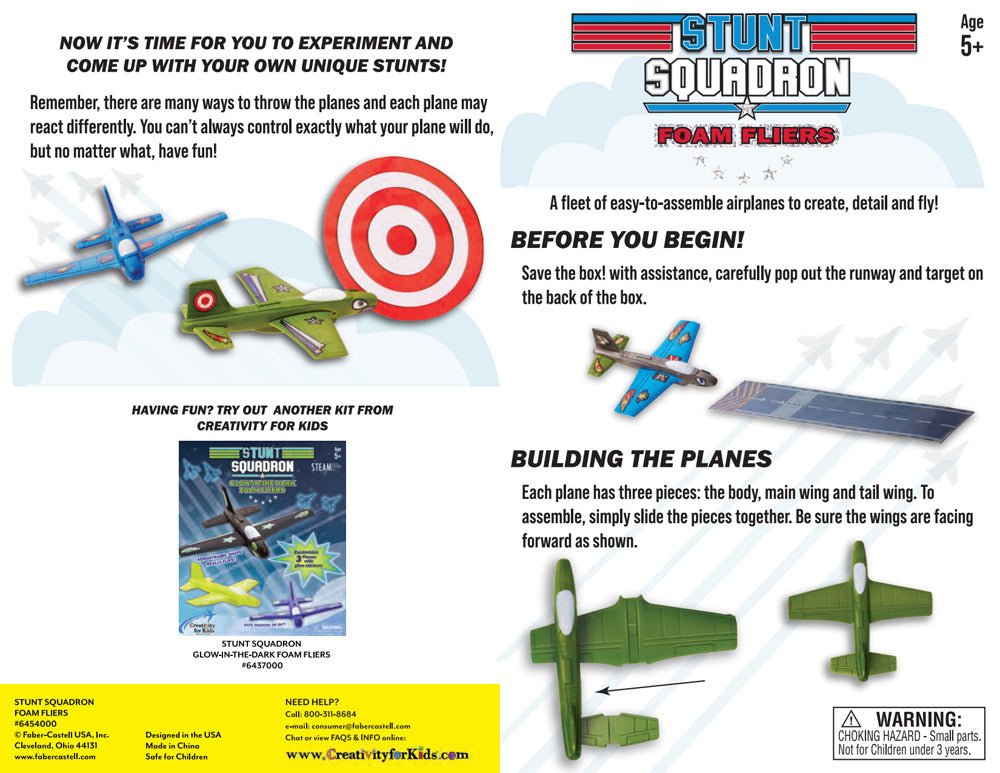 Stunt Squadron Foam Fliers - Mastermind Toys___232741