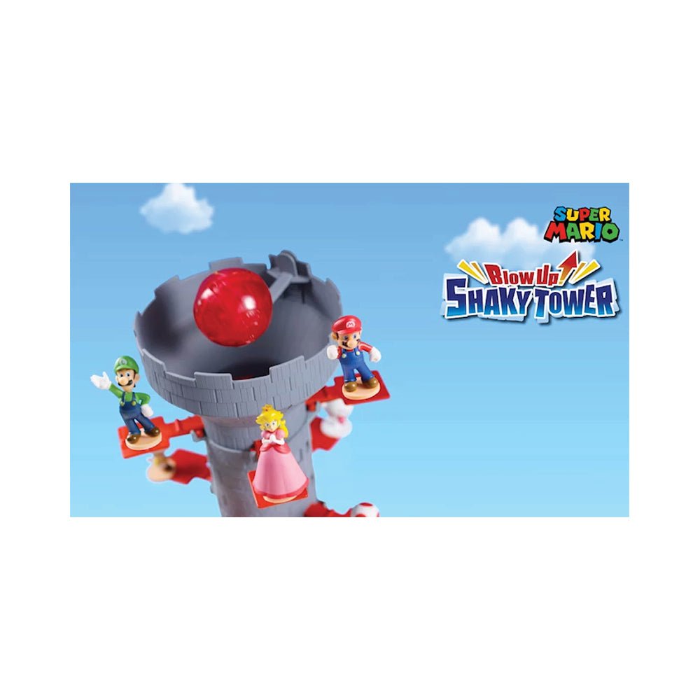 Super Mario Blow Up! Shaky Tower Game - Mastermind Toys___225052