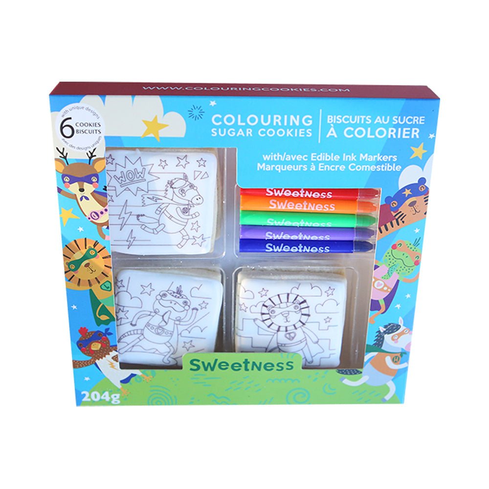 Super Zoo Colouring Sugar Cookie Kit - Mastermind Toys___227691