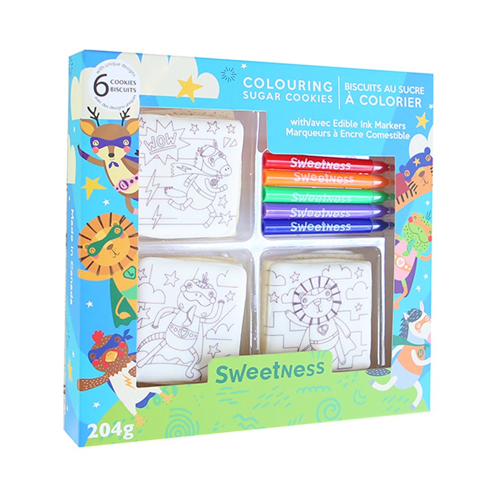 Super Zoo Colouring Sugar Cookie Kit - Mastermind Toys___227691