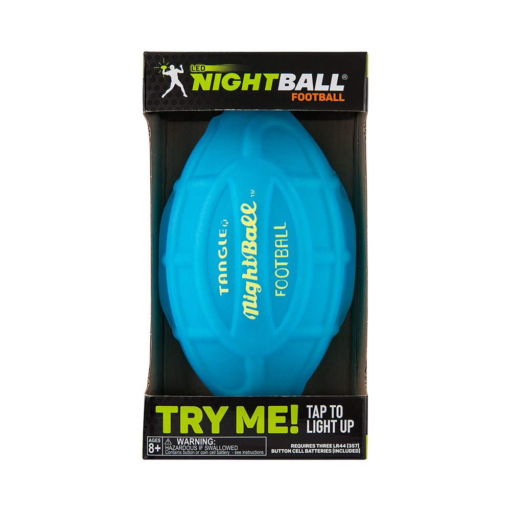 Tangle NightBall LED Inflated Football Blue - Mastermind Toys___228814