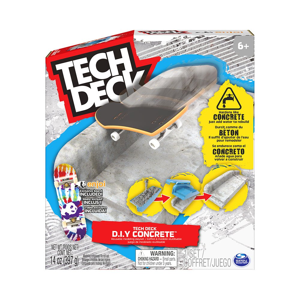 Tech Deck Kinetic Concrete Vehicle Figure Playset - Mastermind Toys___226509