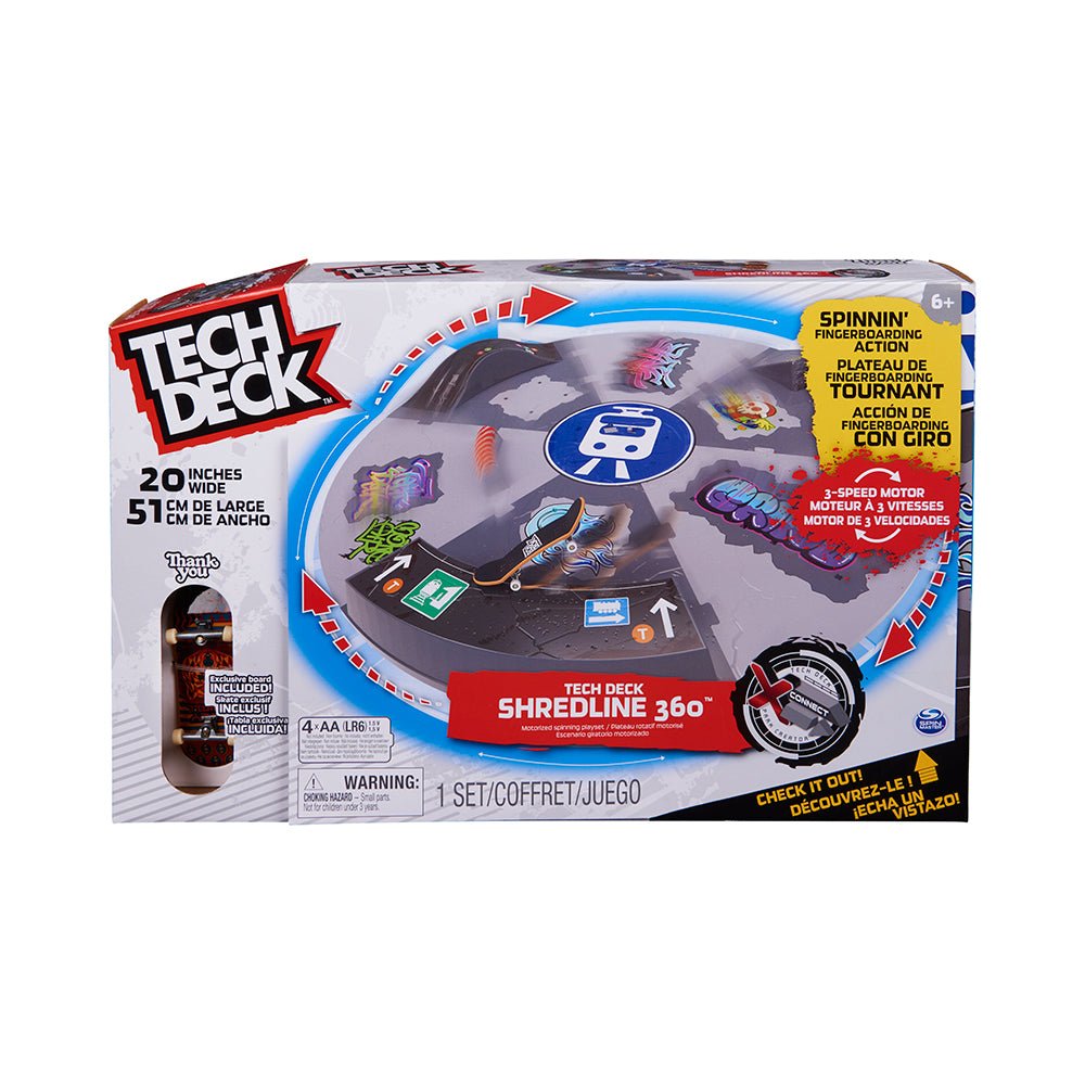 Tech Deck Turntable Vehicle Figure Playset - Mastermind Toys___226510