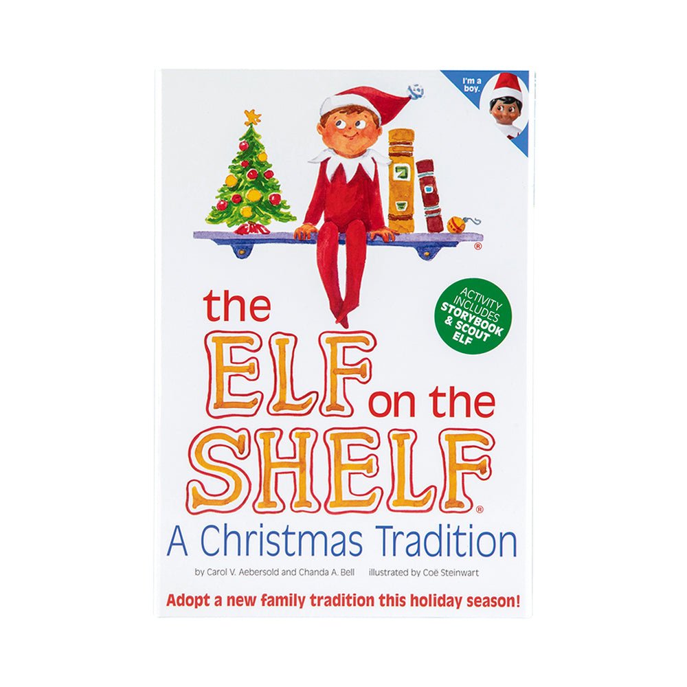 The Elf On The Shelf A Christmas Tradition Book and Doll - Deep Tone Boy - Mastermind Toys___222117