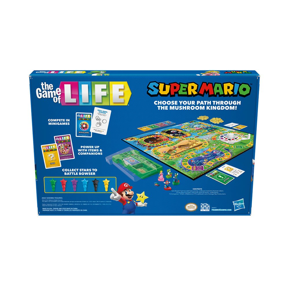 The Game Of Life Super Mario Edition Game - Mastermind Toys___221954