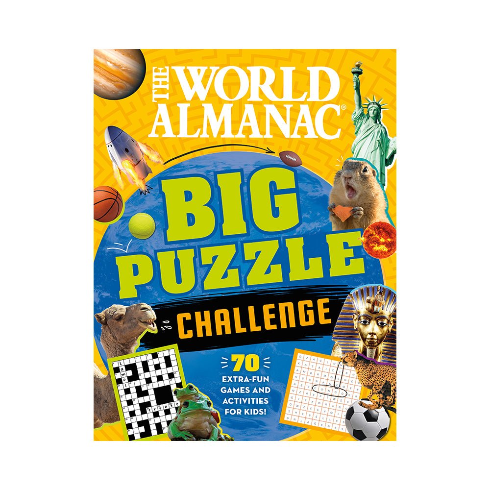 The World Almanac Big Puzzle Challenge Book - Mastermind Toys___231951