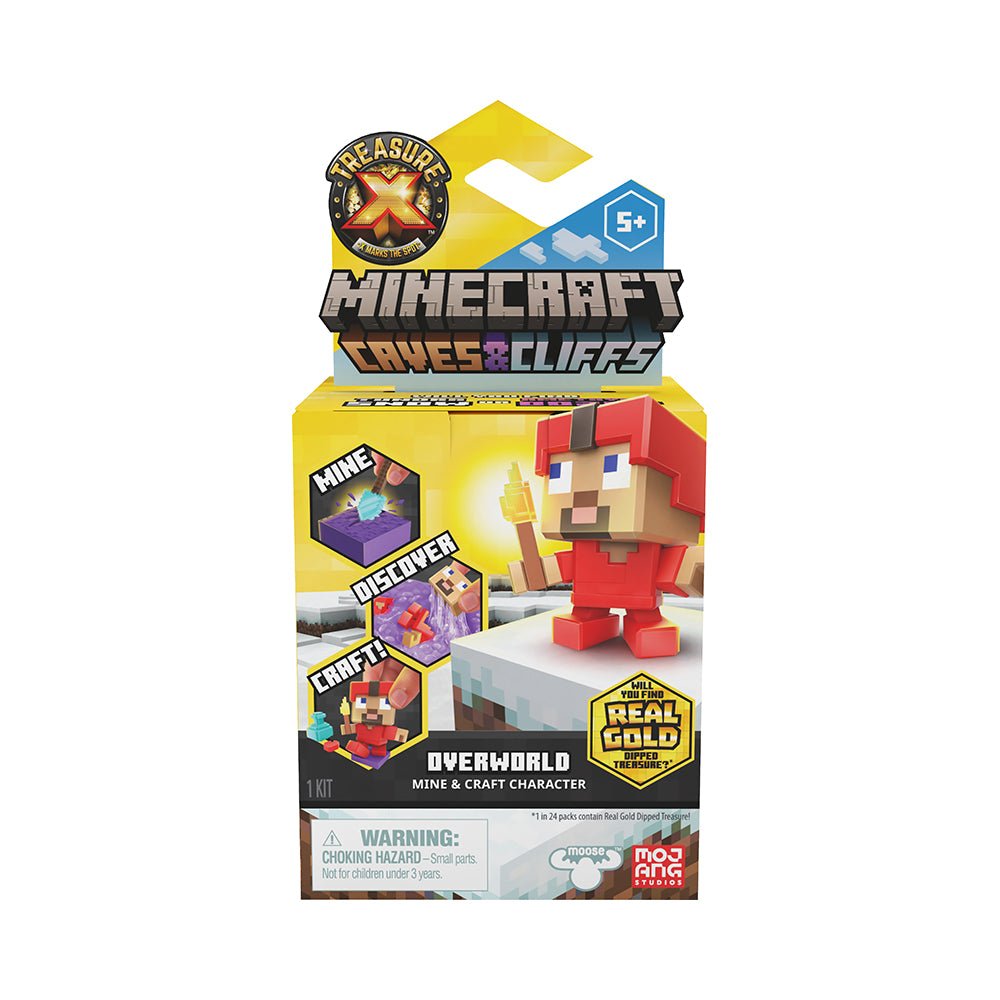 Treasure X Minecraft Single Pack Overworld S2 - Mastermind Toys___227092