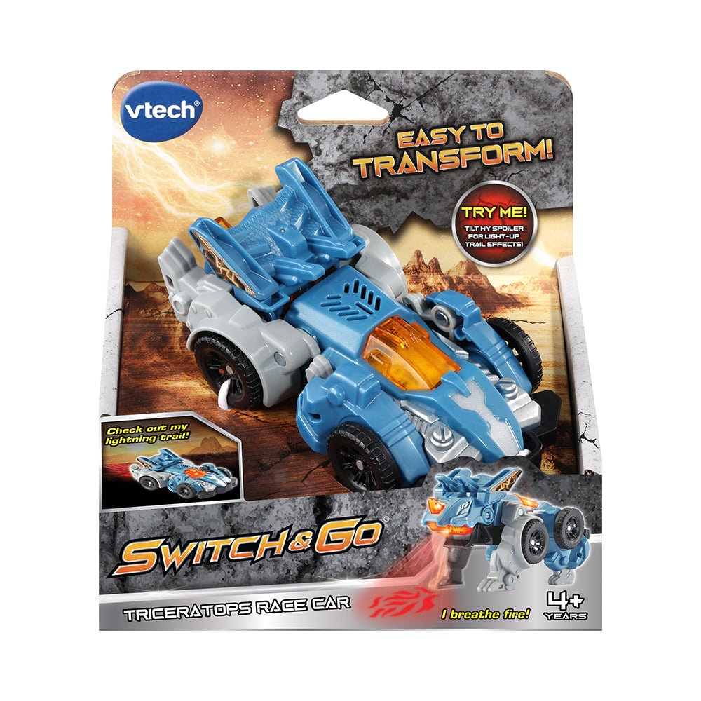 VTech Switch & Go Triceratops Race Car - Mastermind Toys___220992