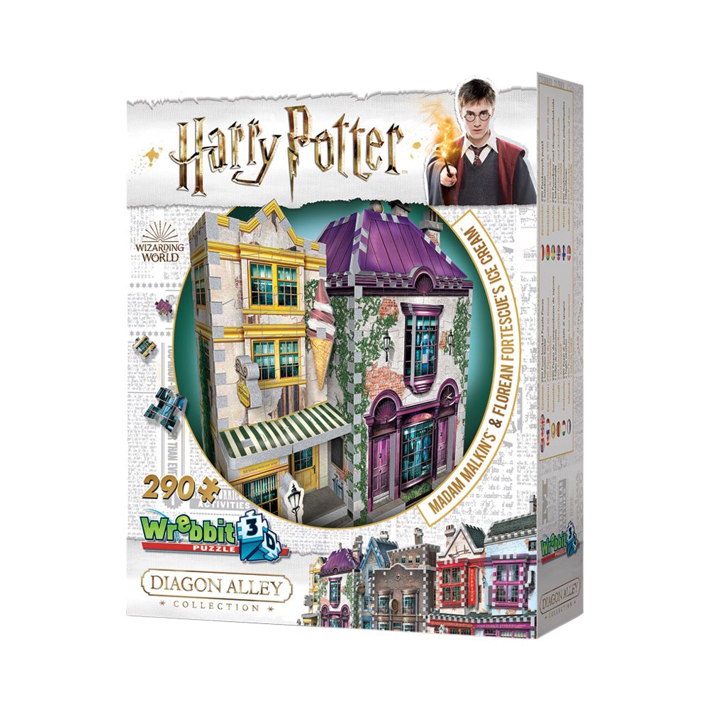 Wrebbit Harry Potter Madam Malkin's and Florean Fortescue's Ice Cream 3D Puzzle - Mastermind Toys___209510