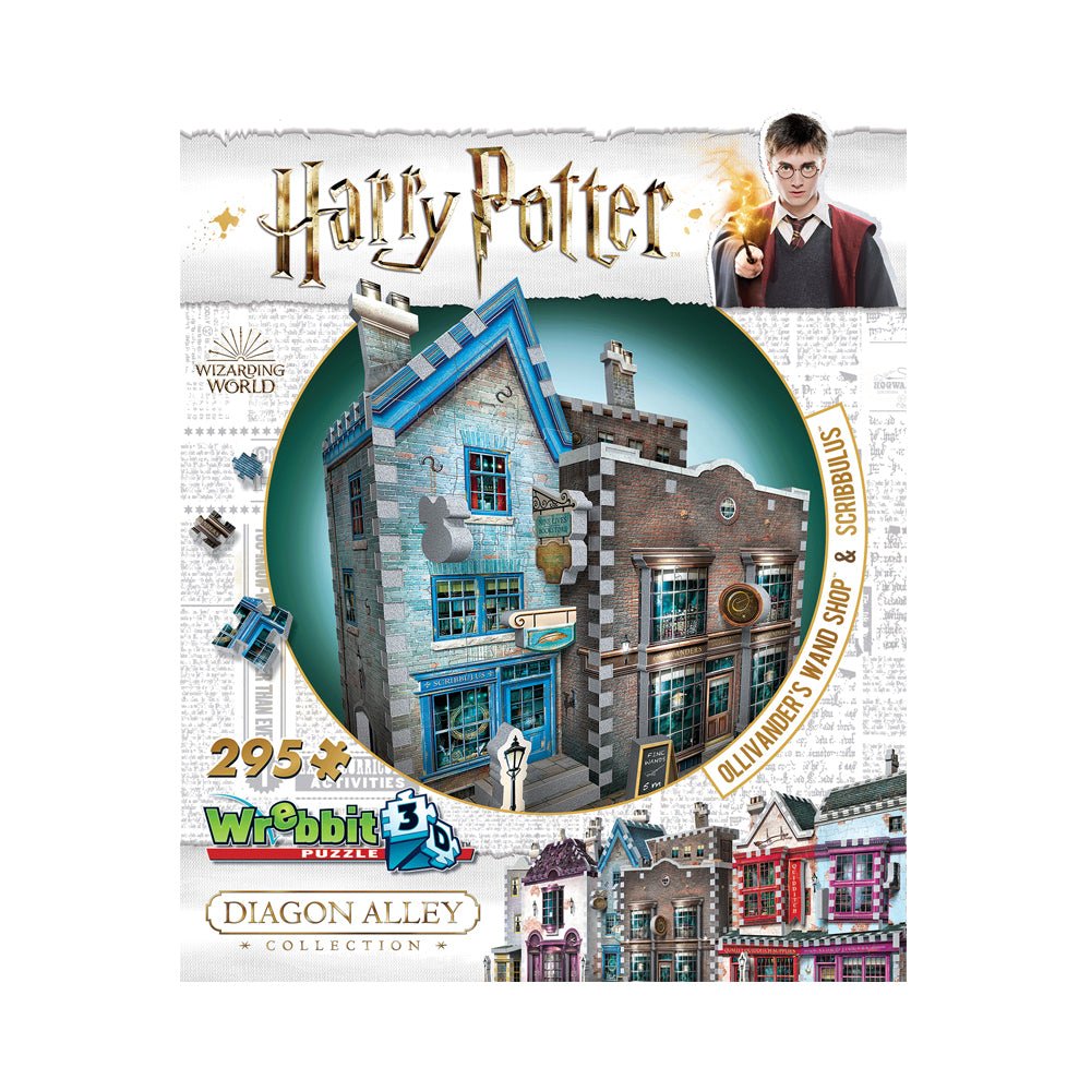 Wrebbit Harry Potter Ollivander's Wand Shop & Scribbulus 3D Puzzle - Mastermind Toys___209508