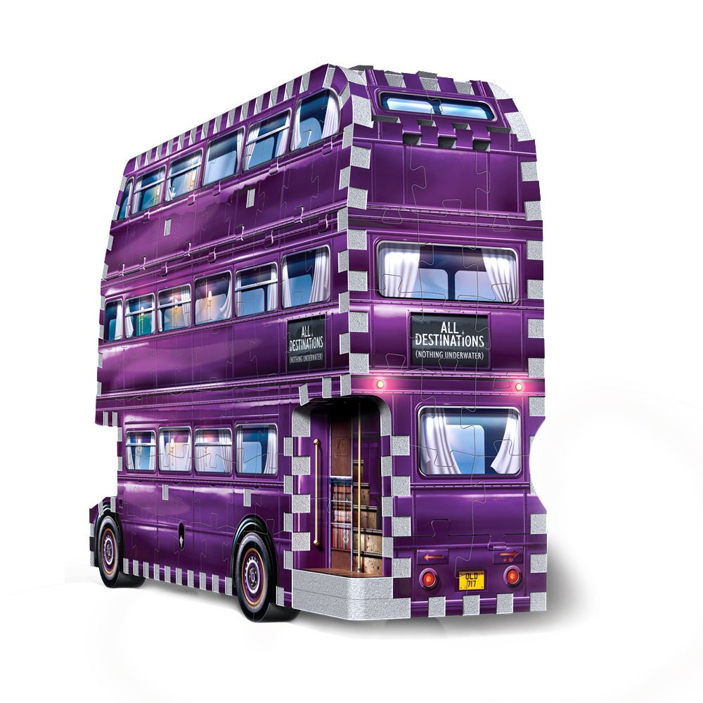 Wrebbit Harry Potter The Knight Bus 3D Puzzle - Mastermind Toys___206349