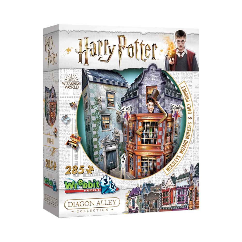 Wrebbit Harry Potter™ Weasleys' Wizard Wheezes & Daily Prophet 3D Puzzle - Mastermind Toys___214865