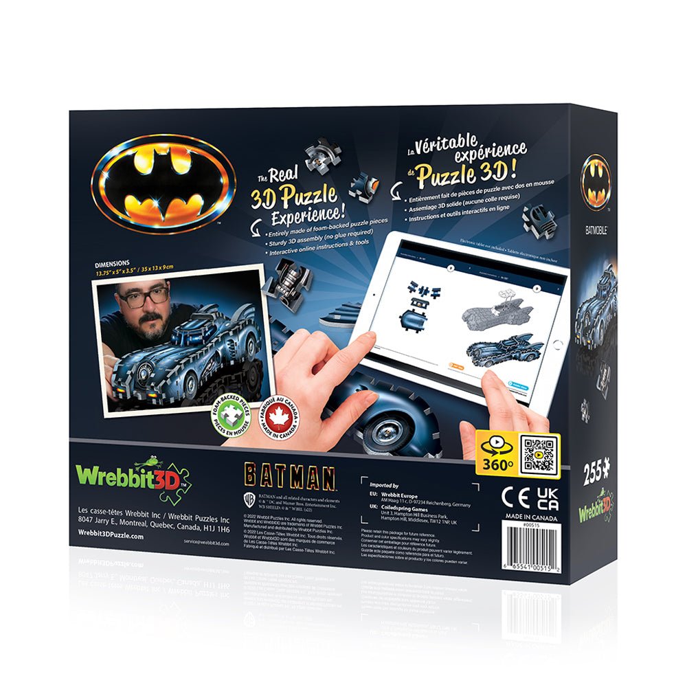 Wrebbit The Batmobile 255pc 3D Puzzle - Mastermind Toys___230327