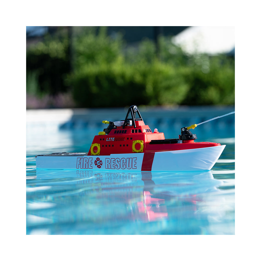 LiteHawk Fire Rescue Boat Remote Control