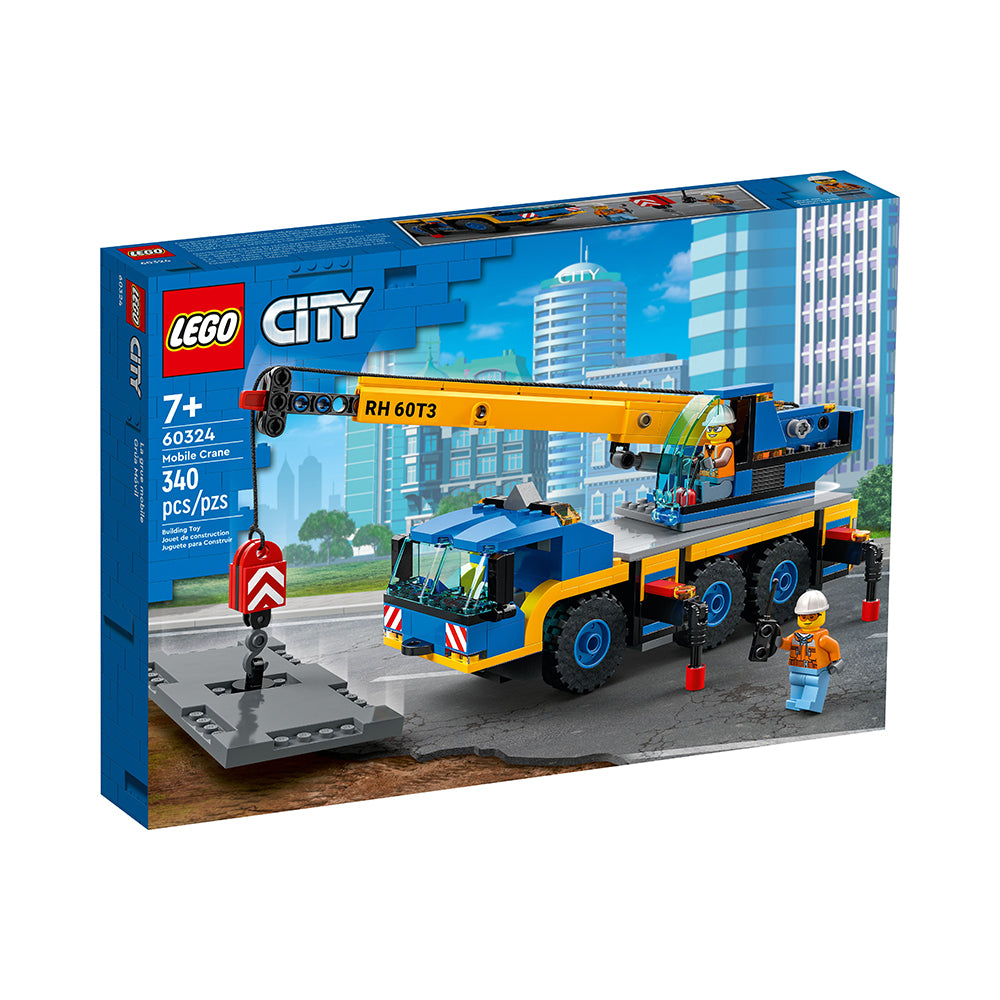 LEGO City Mobile Crane 60324 Building Kit (340 Pieces