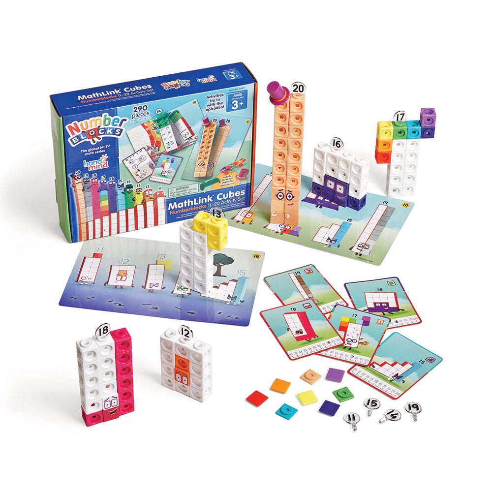 Learning Resources Numberblocks 11-20 MathLink Cubes