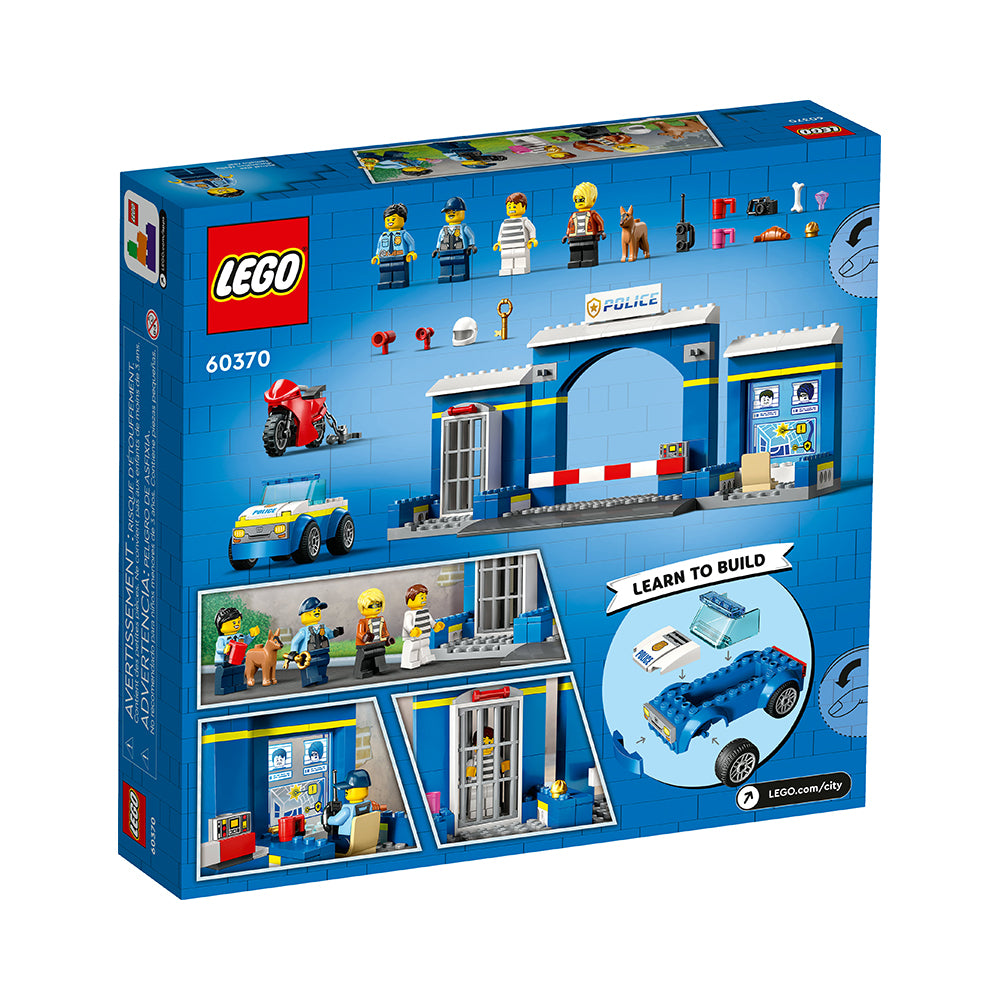 LEGO City Police Station Chase 60370 Building Toy Set (172 Pieces)